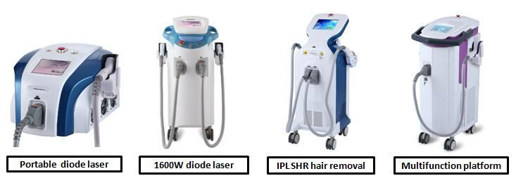 Apolomed triple-wave 1064 755 808nm diode laser for hair removal machine