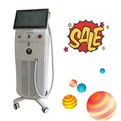 Diode Laser Hair Removal Machine 755 808 1064nm Cooling Head Painless Laser Epilator Face Body Hair Removal