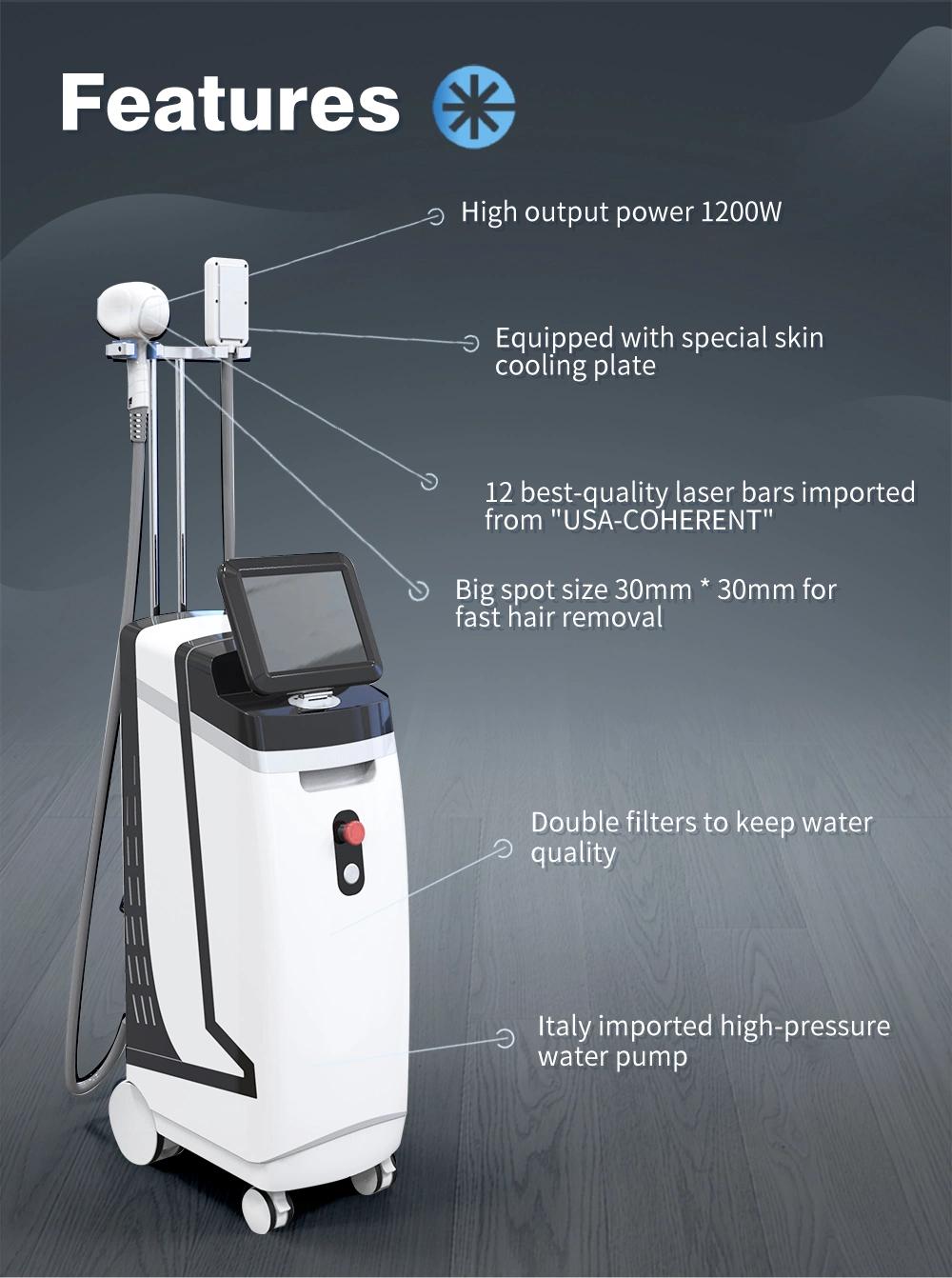 Permanent Diode Laser Hair Removal Machine with Cooling Plate