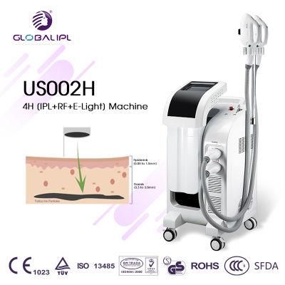 New Style Elight+IPL+RF+YAG 4 in 1 Multi-Functional Hair Removal Machine