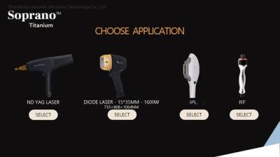 Multifunctional Hair Pigment Tattoo Removal Skin Rejuvenation Breast Enhancers IPL Diode Laser Machine
