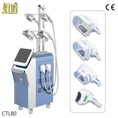 Cryo Criolipolysis Slimming Machine for Slimming Wtih Fat Freezing 4 Handles Work Together