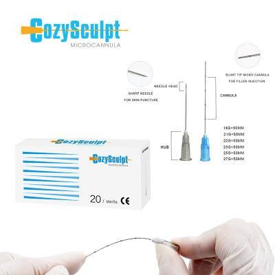 Cozyscuplt Dermal Filler Ha Injection Micro Blunt Tip Cannula Needle