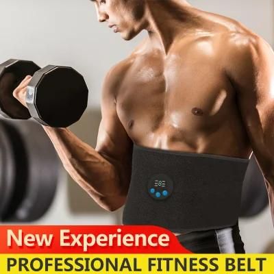 Unisex Body Beauty Home Use Fat Burning Slimming Gym EMS Sweathing Fast Musle Traning Weight Loss Professional Fitness Belt