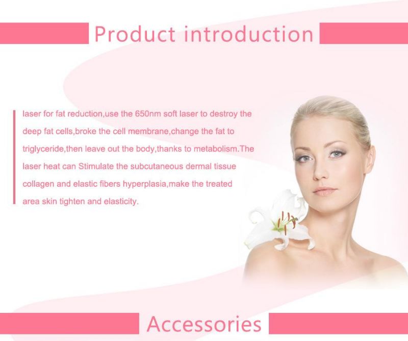 Portable 650nm Wavelength Laser Therapy Weight Loss Beauty Equipment