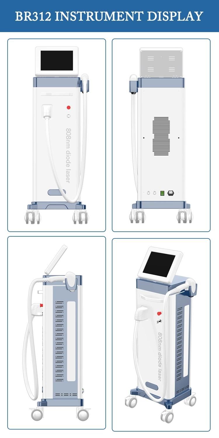Br812 New Design Painless 808nm Permanent Diode Laser Hair Removal Machine with Big Spot