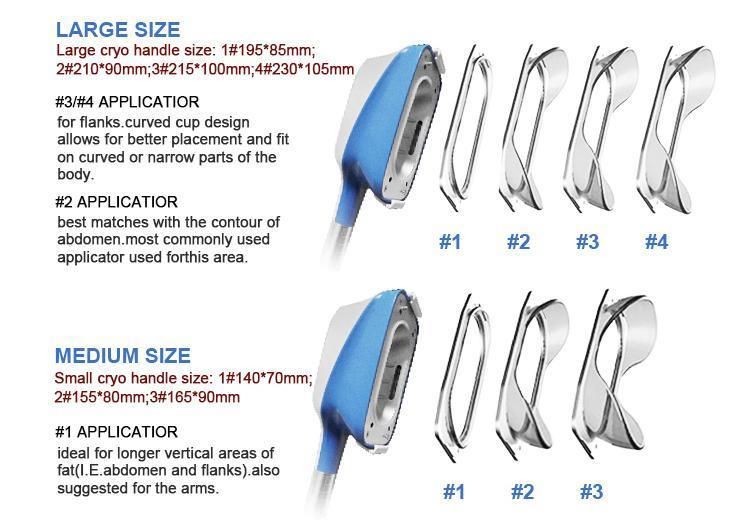 Multi-Tech 360 Angle Surrounding Cryolipolysis Frozen Slimming Machine with 5 Handles Mslcy43b