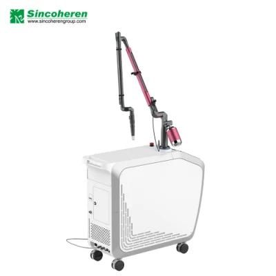 Sincoheren Approval Q Switched ND YAG 1064nm 532nm Picosecond Laser Tattoo Removal Machine Factory Price