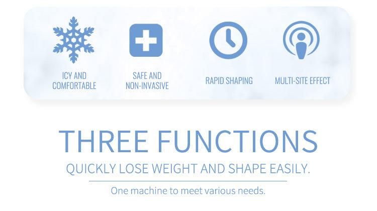 2020 Newest 6 in 1 Weight Loss Cavitation RF 4 Cryo Handles Machine 360/Fat Freezing Body Slimming Cryolipolysis Device