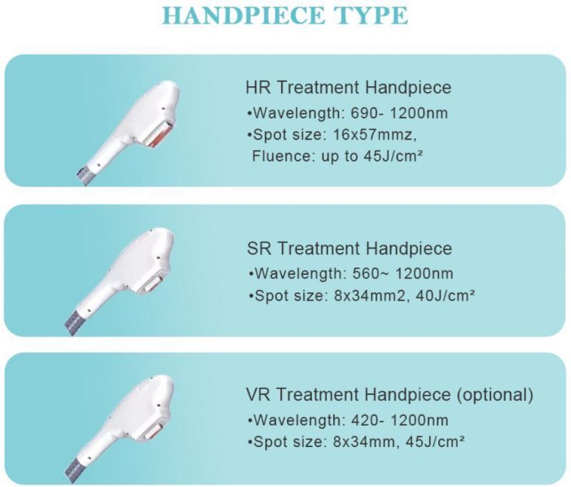 Intense Pulsed Light (IPL) Laser Machine for Skin Rejuvenation and Hair Removal Machine
