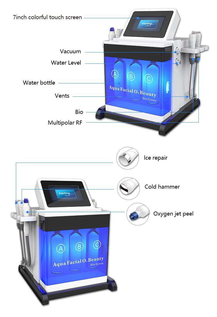 Water Oxygen Jet Peel Face Beauty Machine Portable Hydra Machine