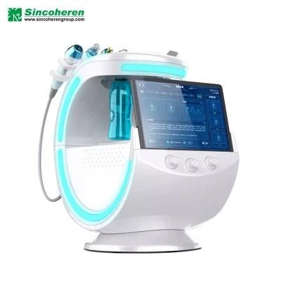 Sincoheren 2021 Smart Ice Blue Skin Analyzer Multifunction Hydro Dermabrasion Facial /Diamond Hydra Microdermabrasion Machine Peel Ice Blue