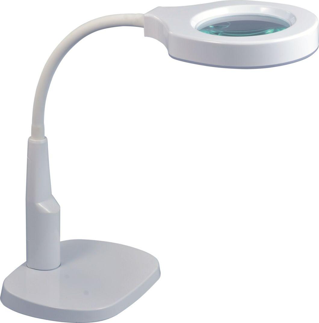 Hot Sale Magnifying Lamp Inspection Working Lamp 2 in 1 Table-Clamp LED Magnifier Lamp