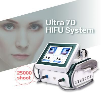 Portable Hifu Technology 7D Hifu Focused Ultrasound Machine for Wrinkle Removal