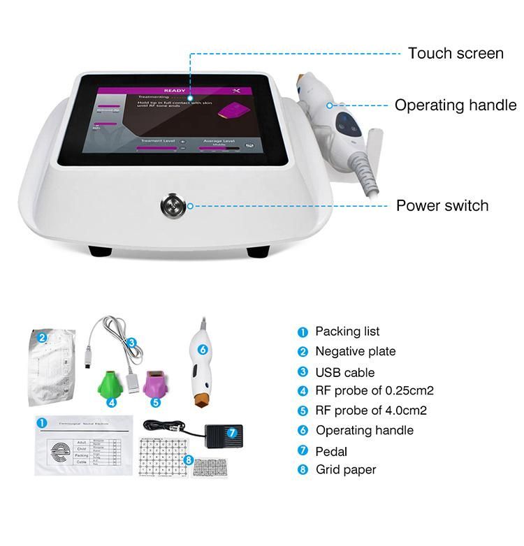 Professional 5th Thermal RF Monopolar Body and Face Machine RF Skin Tightening Face Neck Lifting Machine