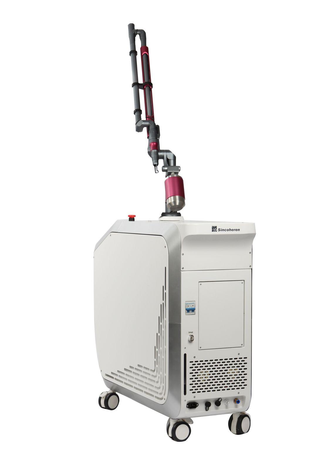 Sincoheren Q Switched ND YAG Picosecond Laser 100% Tattoo Removal Machine