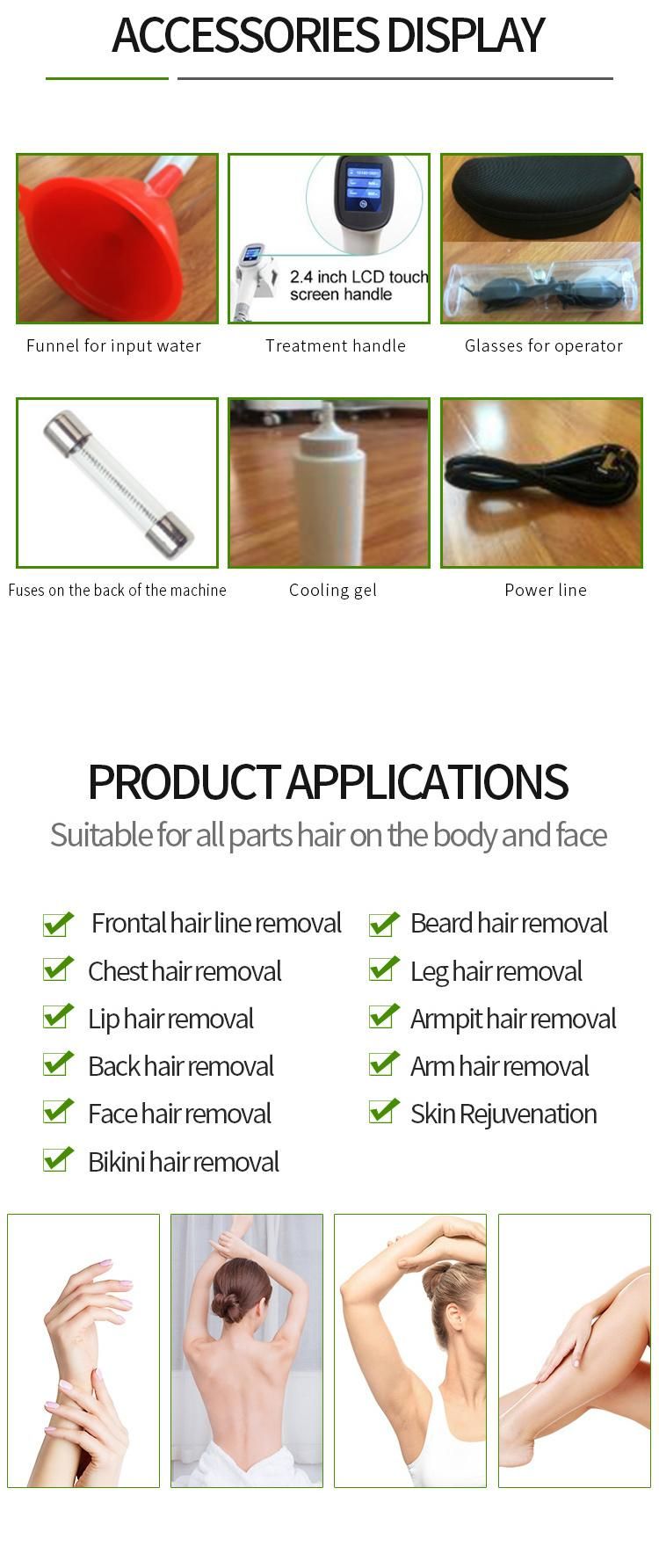 808/755/1064nm Portable Laser Hair Removal Beauty Equipment