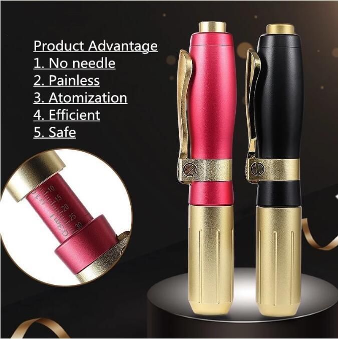 Anti-Wrinkle Lip Fullness Needle Free Ha Lip Dermal Filler Gun Juvederme Cartridges Ampoule Hyaluron Pen