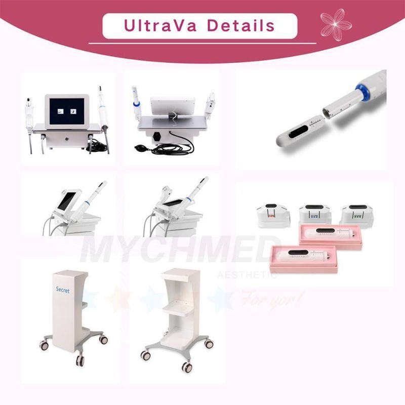 Portable 2 in 1 Hifu Beauty Device 2 Handles Cartridges Face Lifting Anti-Aging Therapy Machine Vaginal Tightening Rejuvenation Hifu