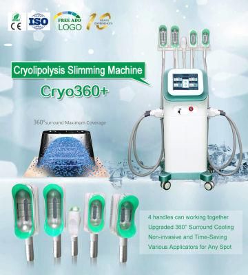 5 Handle Cryolipolysis 360 Degree Cryo Slimming Fat Freezing Machine