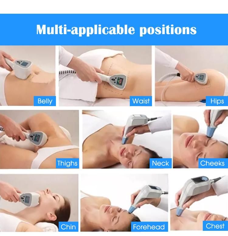 Portable 2 in 1 Focused Ultrasound RF Body Shaping Wrinkle Removal Anti-Aging Machine