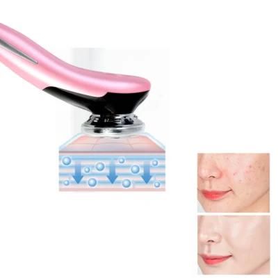 Home Use Skin Care Red Blue Light Photon PDT EMS RF Ionic Ultrasonic Vibration Facial SPA Massage Beauty Device