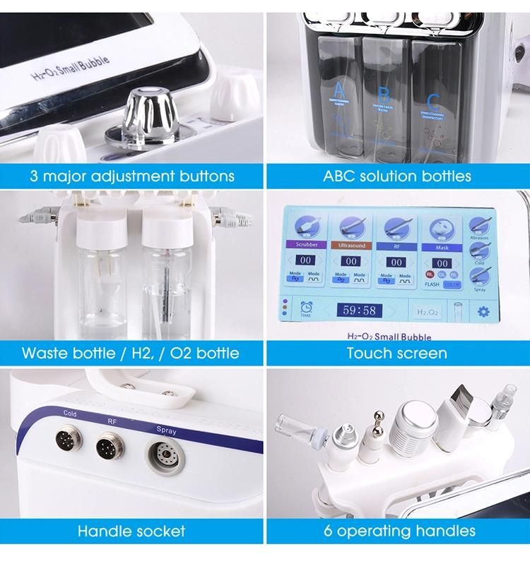 7 in 1 Water Oxygen Hydro Dermabrasion Facial Aqua Peeling Microdermabrasion Hydra Facial Machine