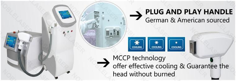 Modern Painless 808nm Laser Hair Removal Machine / Diode Laser Hair Removal Germany /Diode Laser 808