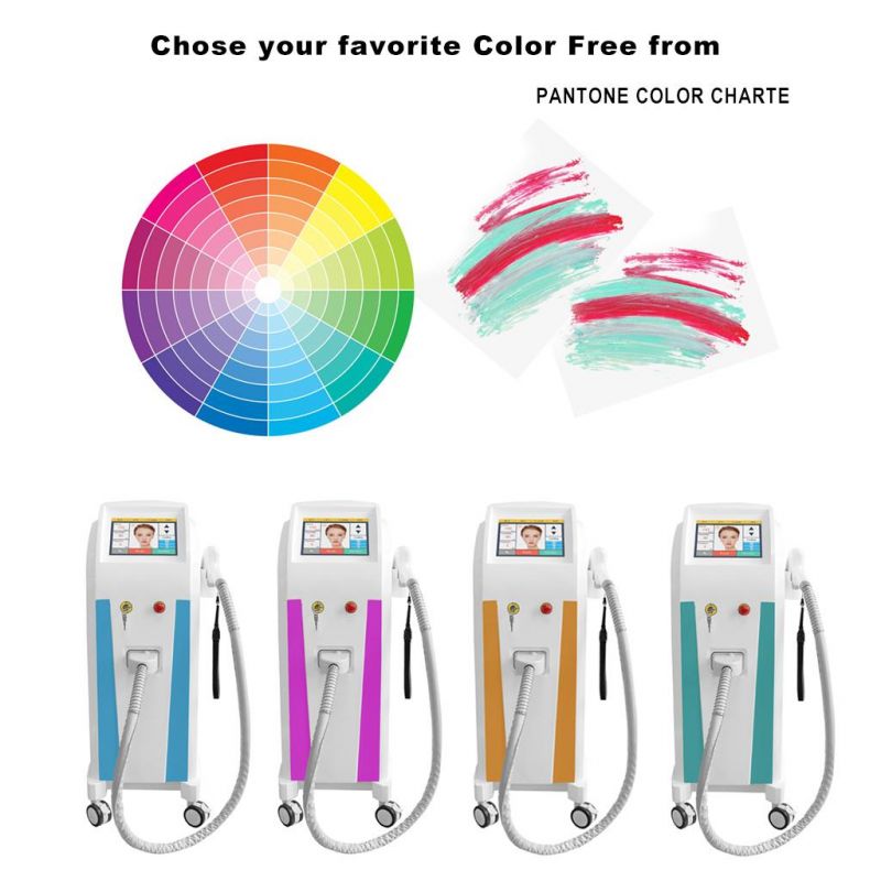 Beijing Vca 755+808+1064nm Diode Laser Permanently All Color Hair Removal Beauty Equipment