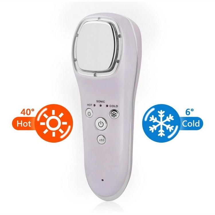 Home Use Anti-Aging Beauty Facial Machine Hot Cold Hammer