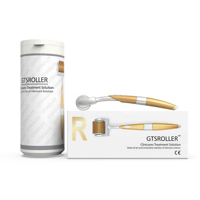 Charm Rmp3 Gts Roller 192 Medical Grade Titanium Gold Micro-Needle Derma Roller for Anti Aging