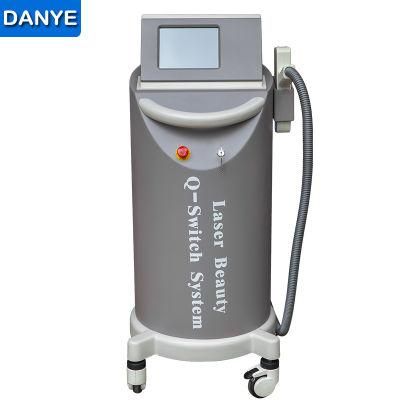 Q Swiched ND YAG Laser 1064 532 1320nm Tattoo Removal and Carbon Facial Laser