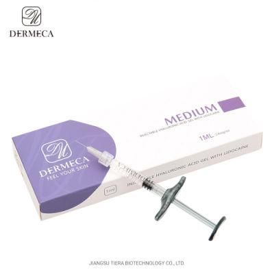 Dermeca Relleno Dermico De Aumento De Labios De Larga Duracion Inyectable PARA Uso Facial (medio 1 ml / 2 ml)