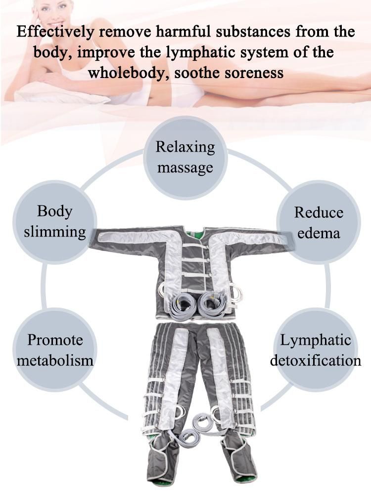 Lymph Drainage for Detox with 3 in 1 Pressotherapy Machine