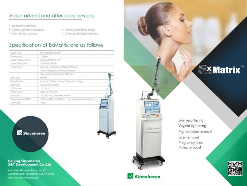 2021 Hotsale Fractional Laser Beauty Device Face Rejuvenation Permanent Scar Removal CO2 Machine