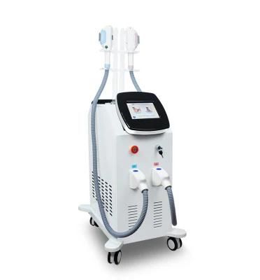 Popular Vertical IPL Hair Removal Machine with Double Shr Handle