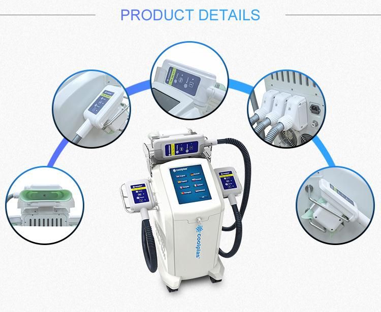 Ce Approved Coolplas Kryolipolyse Fat Freeze Machine with 3 Handle Pieces