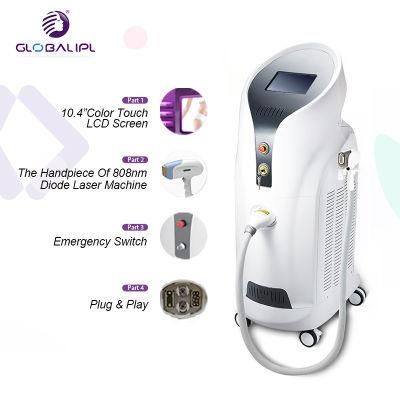 Strong Power Vertical Hair Removal Aesthetic in Beijing Globalipl Laser 808