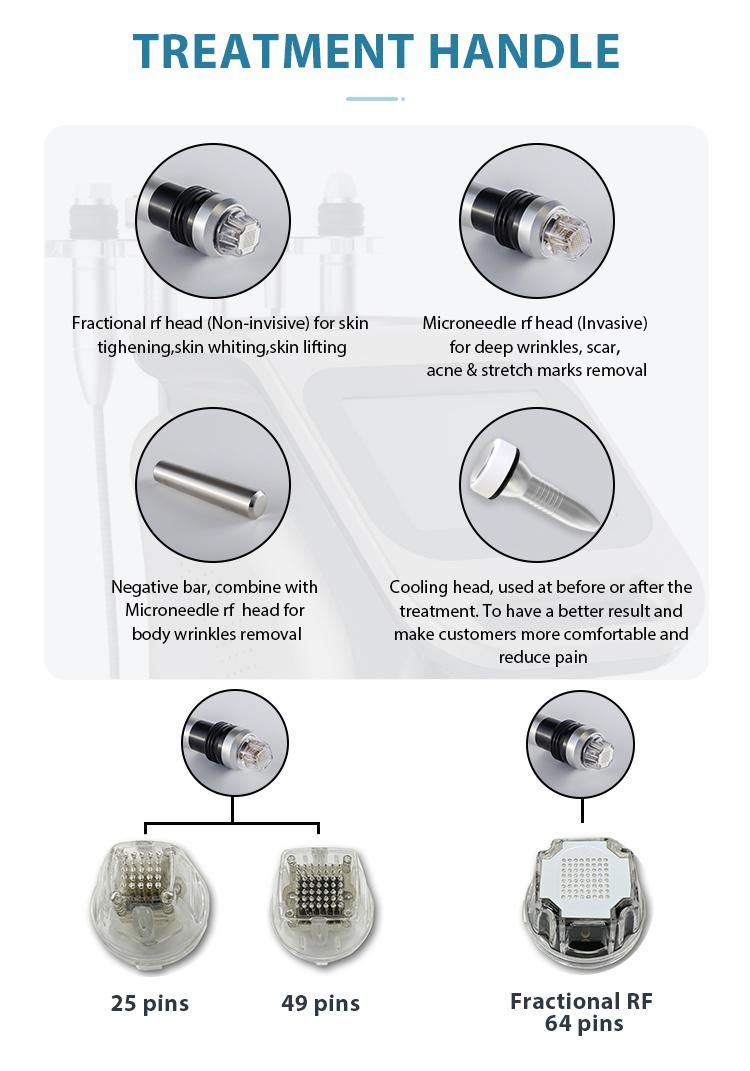 Microneedle RF Wrinkle Removal Skin Rejuvenation