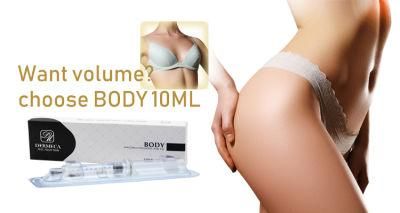Long Lasting 10ml Hyaluronic Acid Filler Breast Filler Injectable Sodium Hyaluronate Ha Dermal Filler for Butt Penis Enhancement