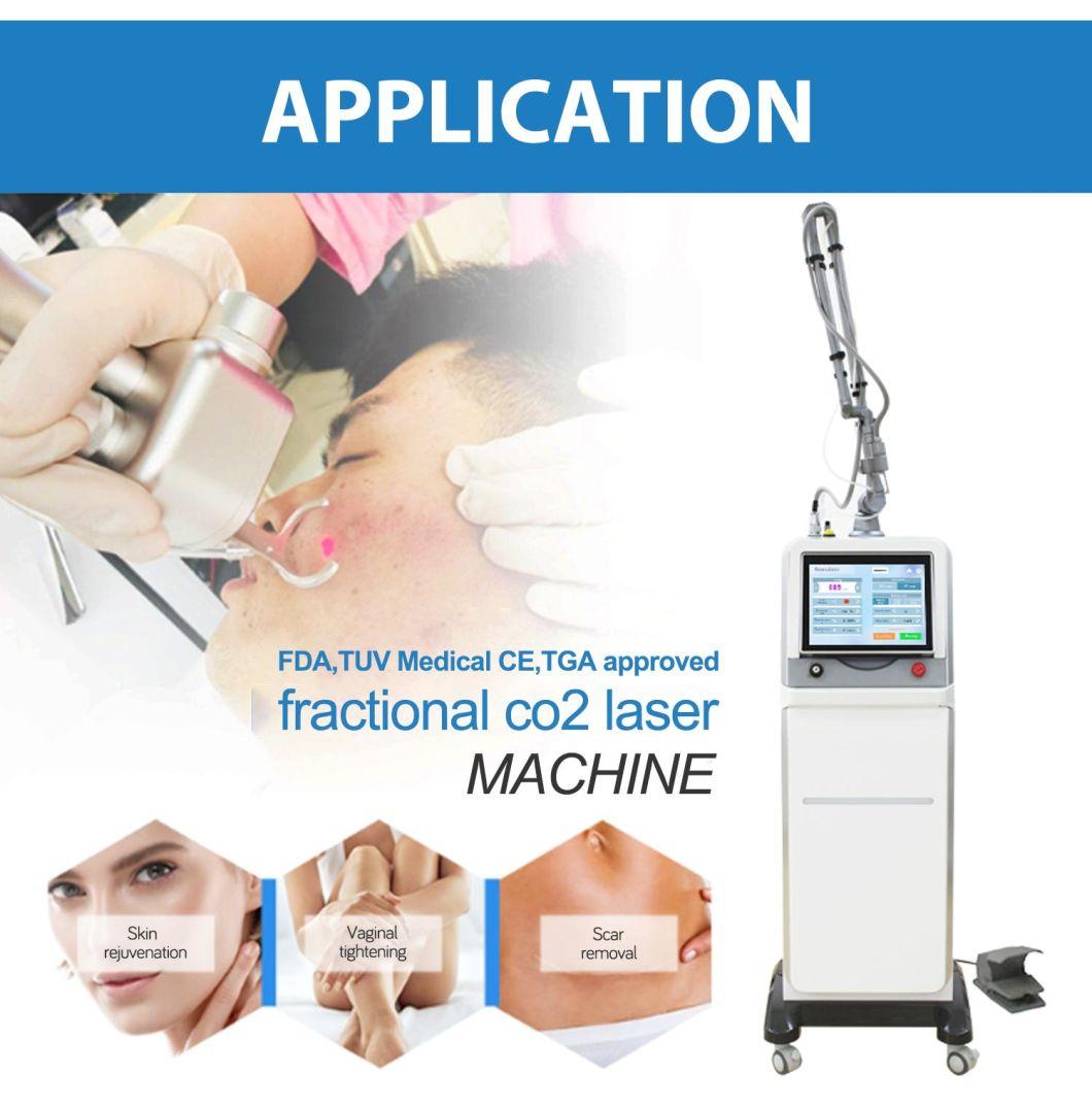 Exmatrix CO2 Laser Machine Medical Scar Removal Skin Resurfacing Rejuvenation Vaginal Laser Tightening Equipment RF Tube