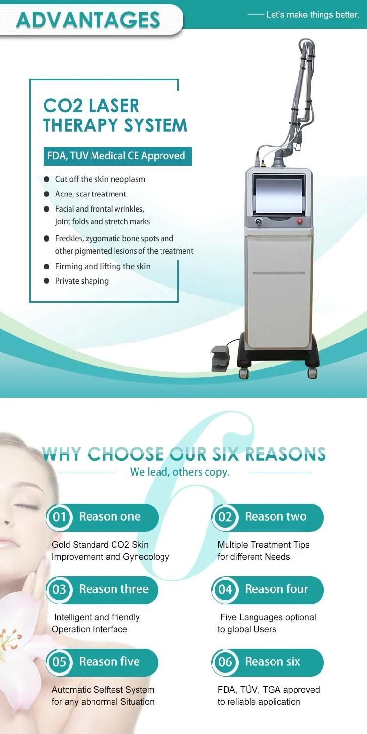 Beauty Equipment Fractional CO2 Laser Machine CO2 Fractional Laser Tighten Vagina Beautiful Vagina Medical Machine