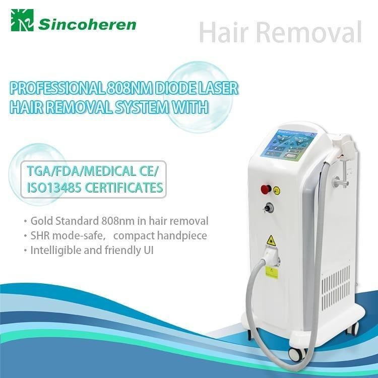 Medical CE TUV Certificated Painless Hair Removal Diode Laser