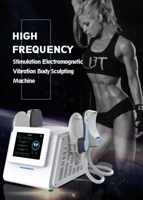 Portable EMS Muscle Stimulation Body Contouring Machine 4 Handles Working Together