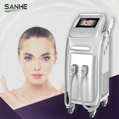 2 Handles Dpl Machine Vertical Beauty Equipment Shr Dpl Skin Rejuvenation