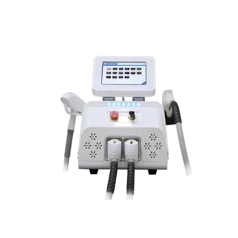 2 in 1 Diode Laser Hair Removal ND YAG Laser Tattoo Removal Machine