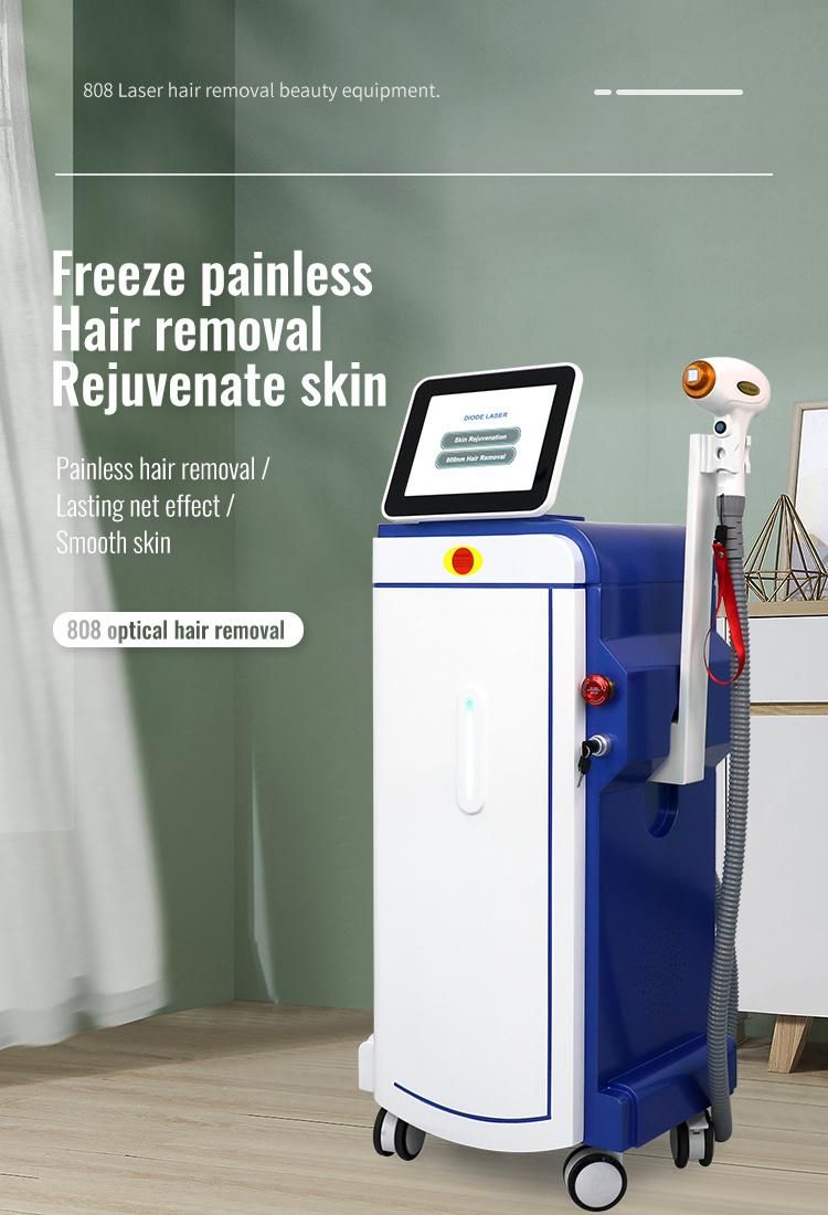 New Design Strong Power 808nm Diode Laser Hair Removal Beauty Equipment