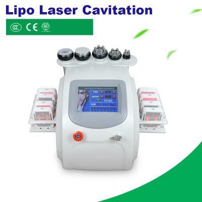 Multifunctional Lipo Laser 40K Cavitation Vacuum RF Body Shaping Machine