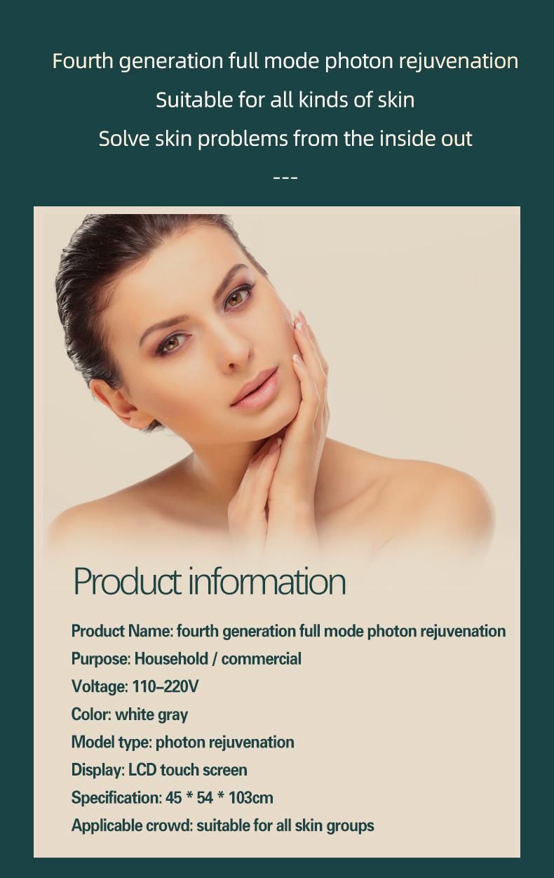 Salon Use Super Opt Shr Skin Rejuvenation Equipment Beauty Instrument