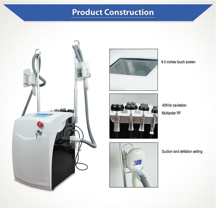 Portable Cryo+RF+40K Cavitation Cryolipolysis Fat Freeze Slimming Machine